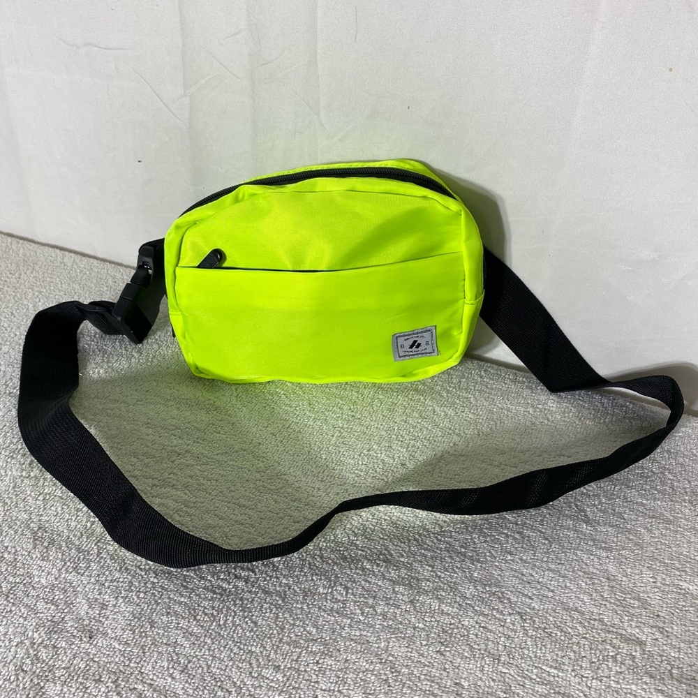 Neon Yellow Crossbody Bag Belt Bag Fanny Pack Bum Bag Activewear Festival